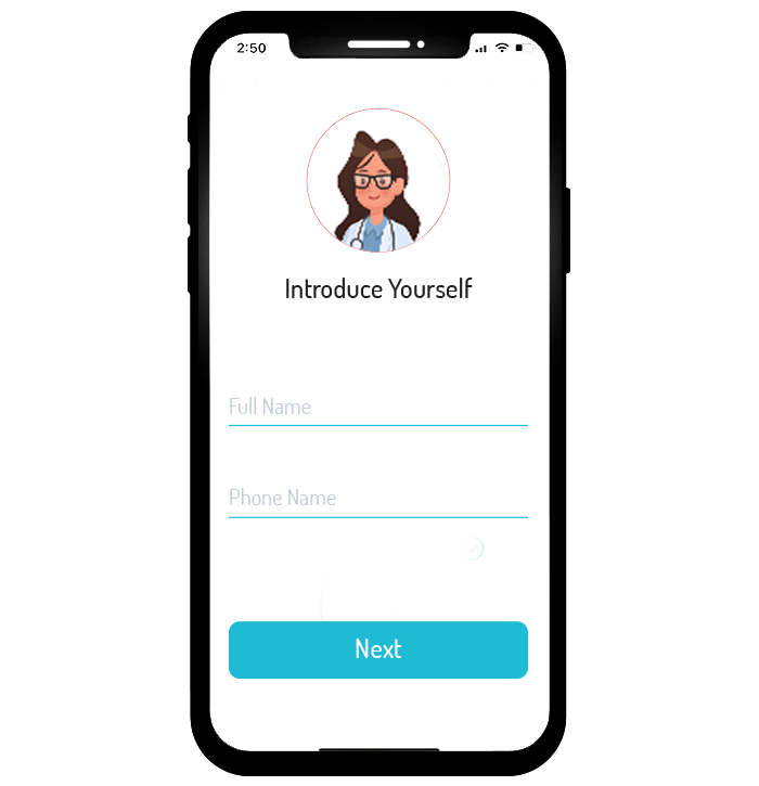 Fibler app — step 1